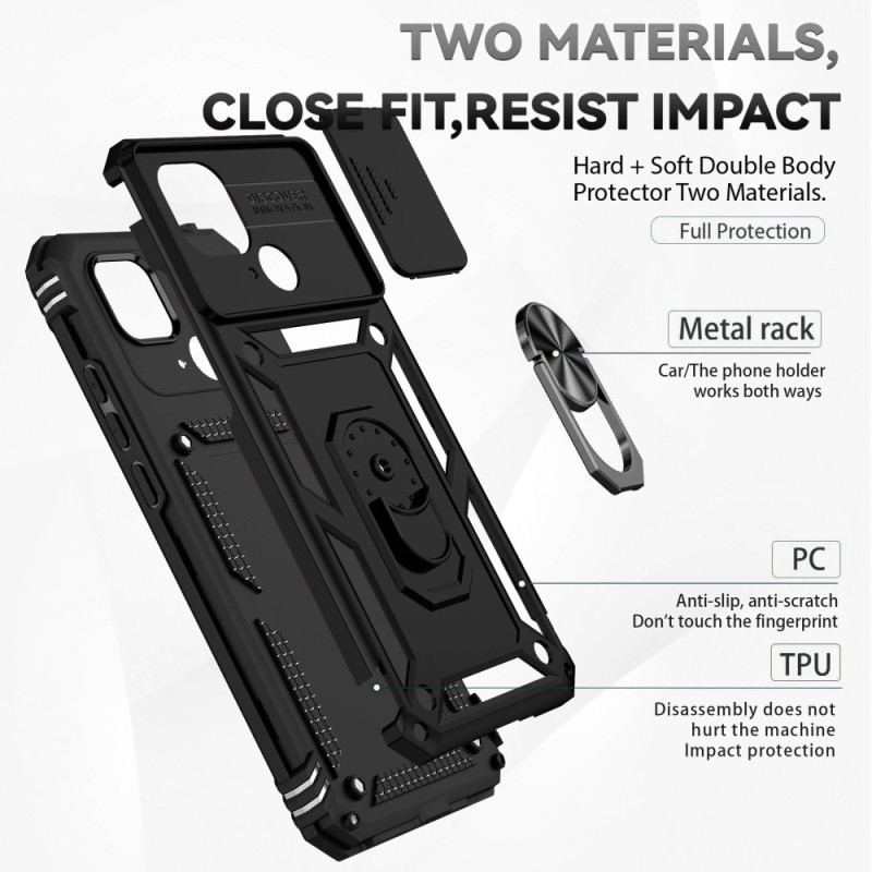 Capa Para Xiaomi Redmi 10C Anel Premium