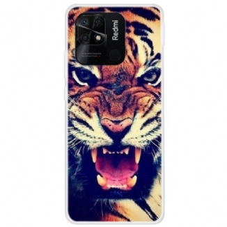 Capa Para Xiaomi Redmi 10C Cabeça Felina