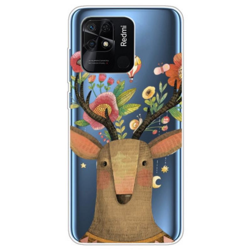 Capa Para Xiaomi Redmi 10C Cervo Tribal