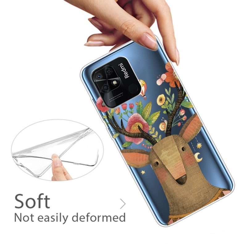 Capa Para Xiaomi Redmi 10C Cervo Tribal