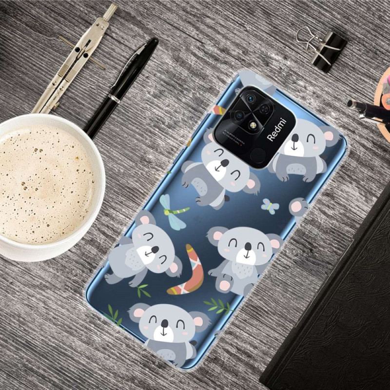 Capa Para Xiaomi Redmi 10C Coalas Múltiplos Sem Costura