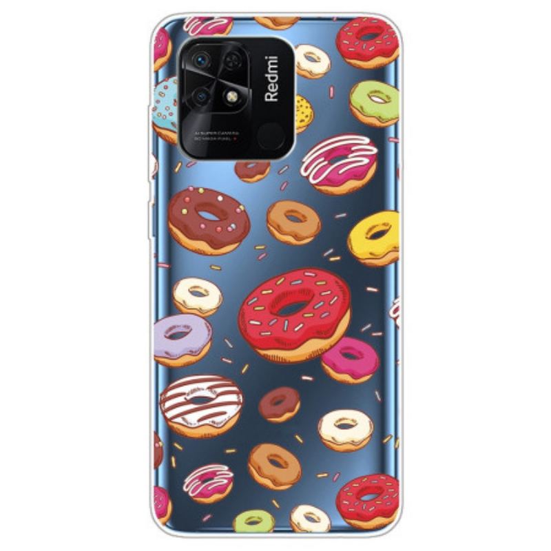 Capa Para Xiaomi Redmi 10C Donuts Múltiplos