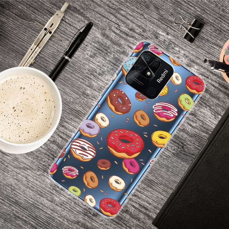 Capa Para Xiaomi Redmi 10C Donuts Múltiplos