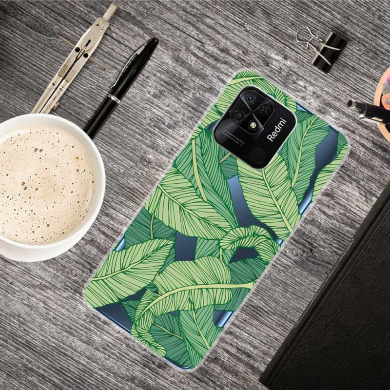 Capa Para Xiaomi Redmi 10C Folhas