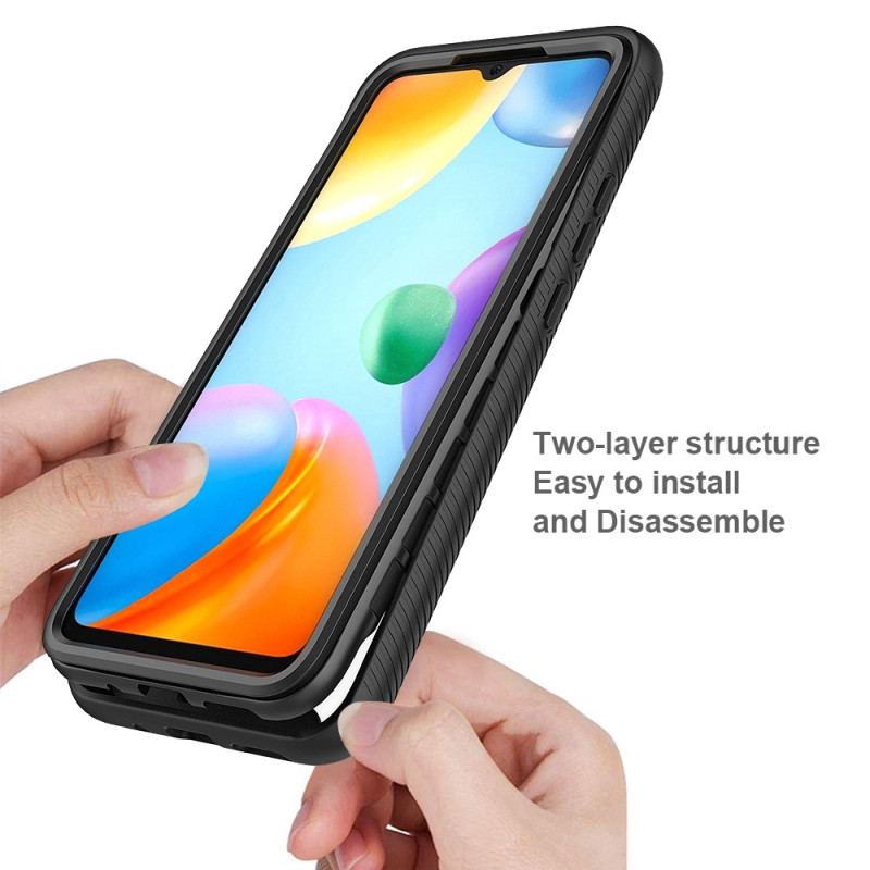 Capa Para Xiaomi Redmi 10C Pára-choques De Estrutura Híbrida