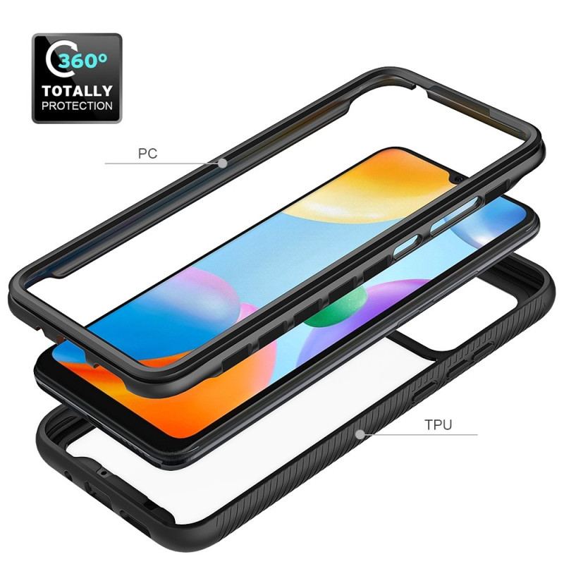 Capa Para Xiaomi Redmi 10C Pára-choques De Estrutura Híbrida
