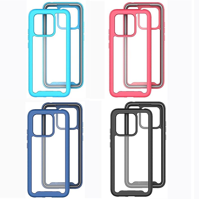 Capa Para Xiaomi Redmi 10C Pára-choques De Estrutura Híbrida