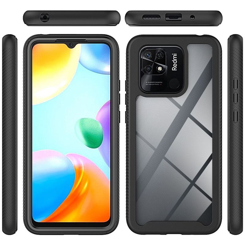 Capa Para Xiaomi Redmi 10C Pára-choques De Estrutura Híbrida