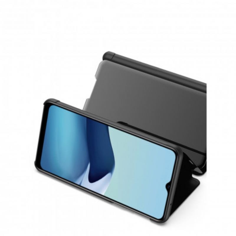 Capa De Celular Para Vivo Y20s Espelho E Couro Sintético