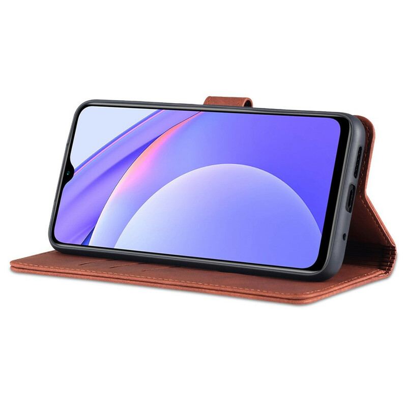 Capa De Couro Para Xiaomi Redmi 9T Doçura Azns