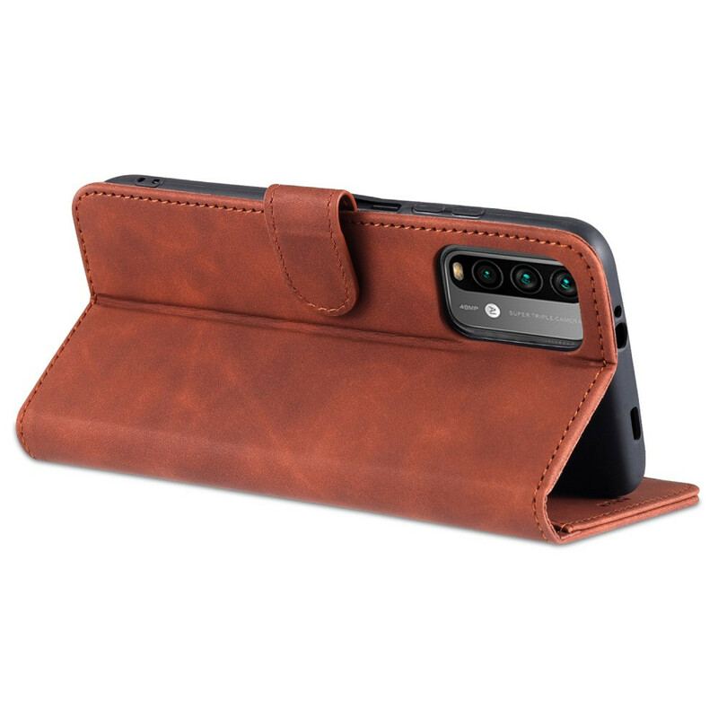 Capa De Couro Para Xiaomi Redmi 9T Doçura Azns