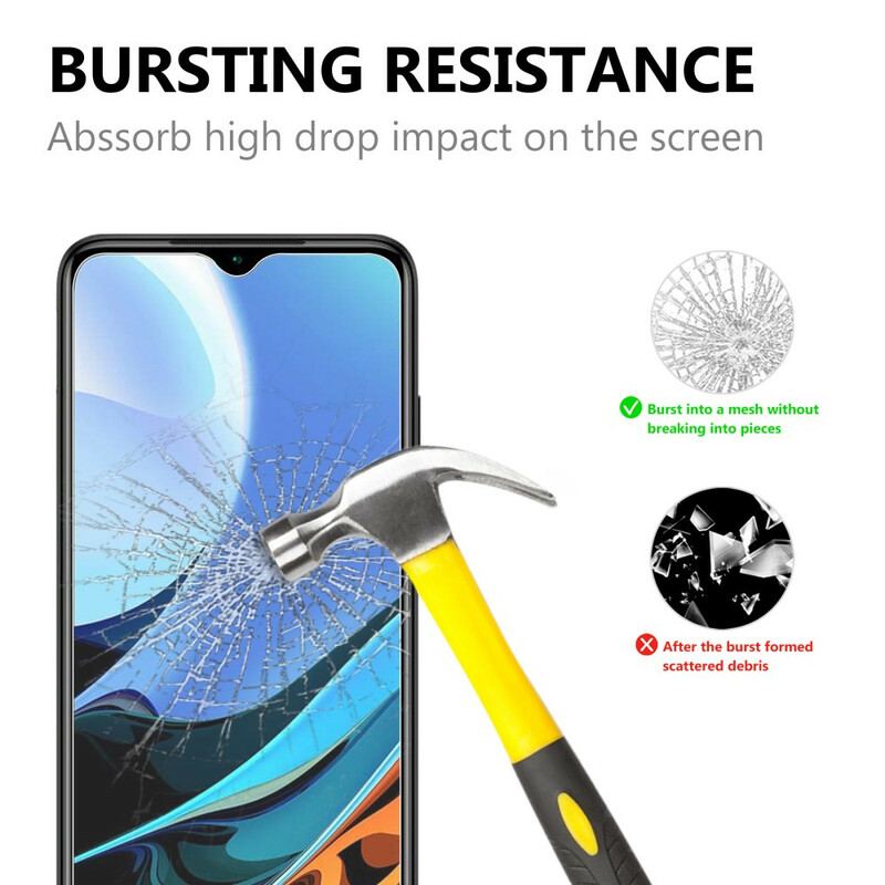 Proteção De Vidro Temperado 2.5D Para A Tela Do Xiaomi Redmi 9T