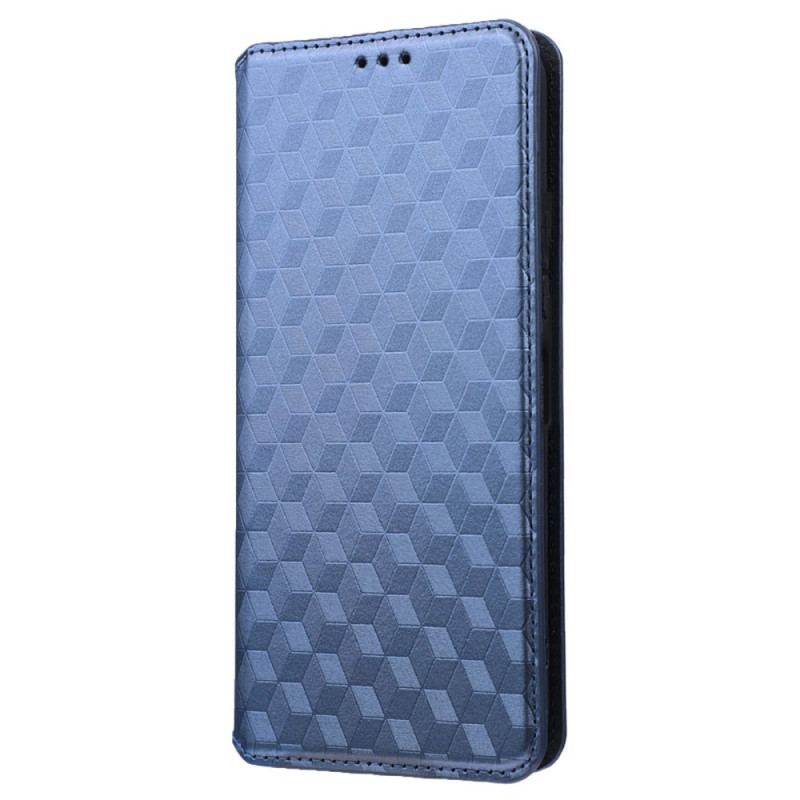 Capa De Celular Para Vivo Y35 Flip Textura 3d