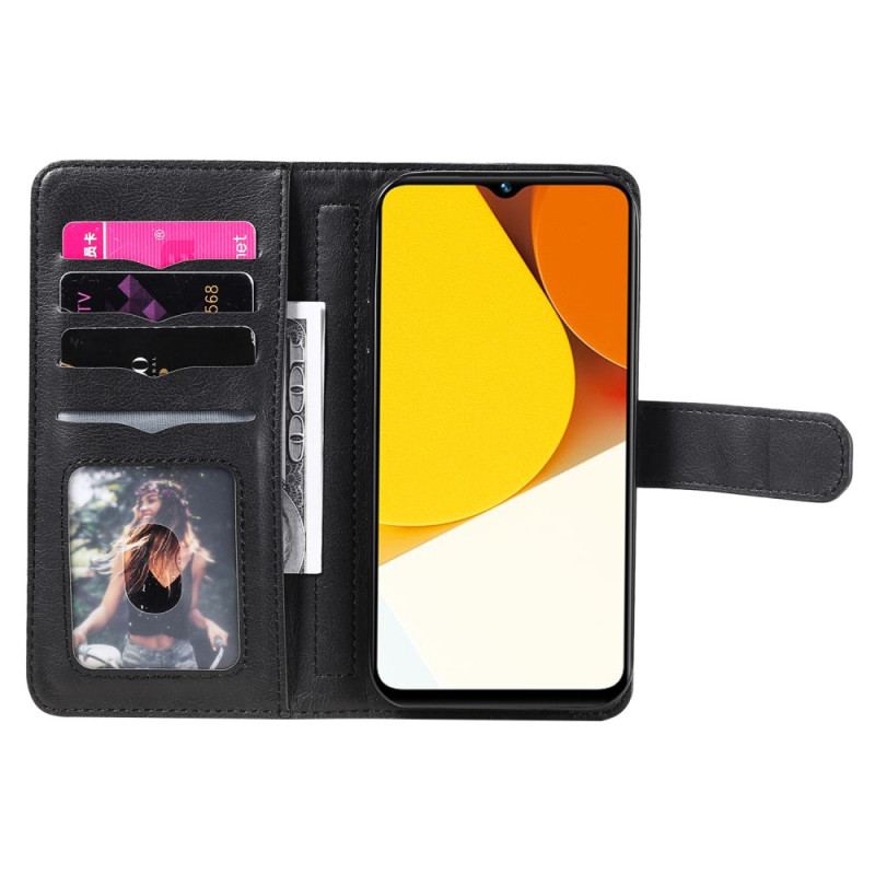 Capa Folio Para Vivo Y35 10 Porta-cartões
