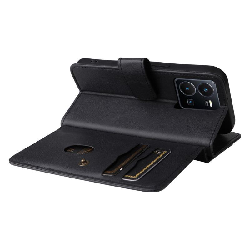 Capa Folio Para Vivo Y35 10 Porta-cartões