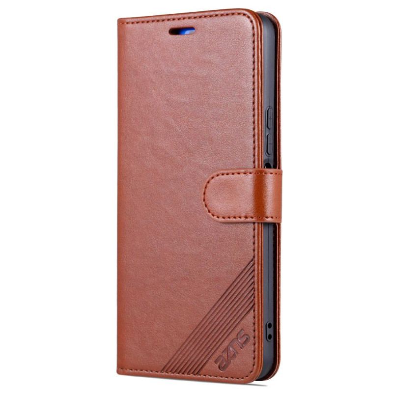 Capa Folio Para Vivo Y35 Efeito Couro Azns