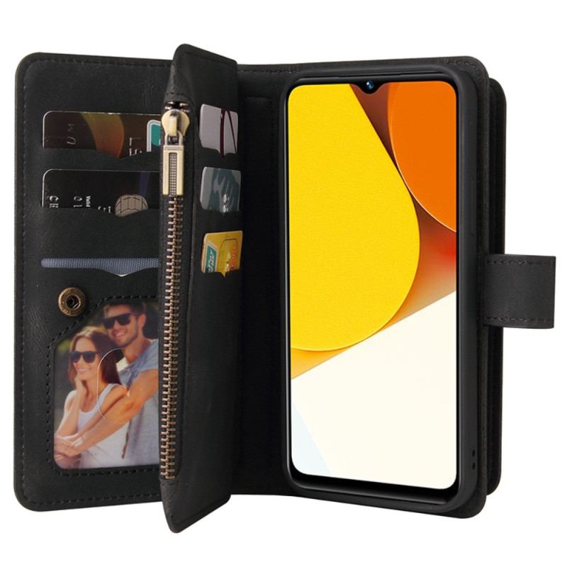 Capa Folio Para Vivo Y35 Multifunções