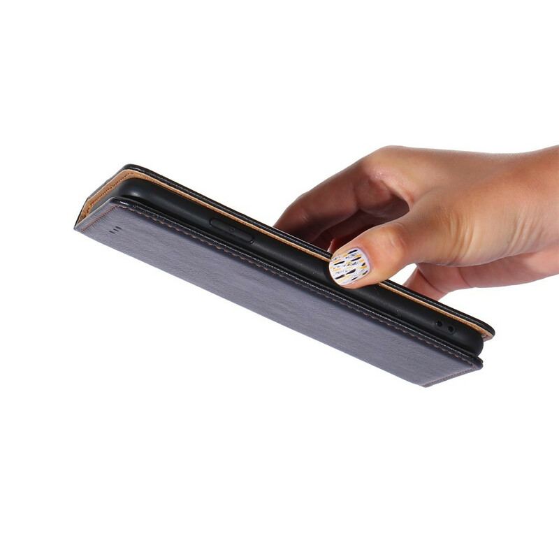 Capa De Celular Para OnePlus Nord N10 Flip Estilo De Couro Fino