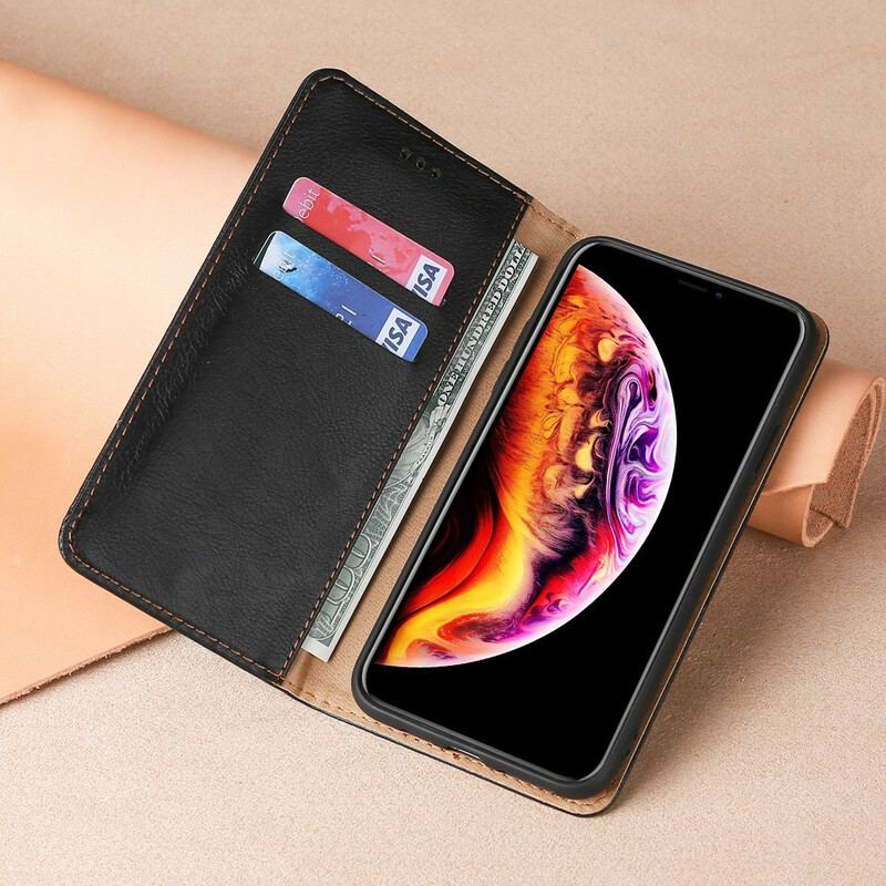Capa De Celular Para OnePlus Nord N10 Flip Estilo De Couro Fino
