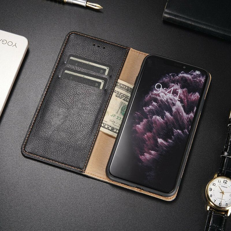 Capa De Celular Para OnePlus Nord N10 Flip Estilo De Couro Fino