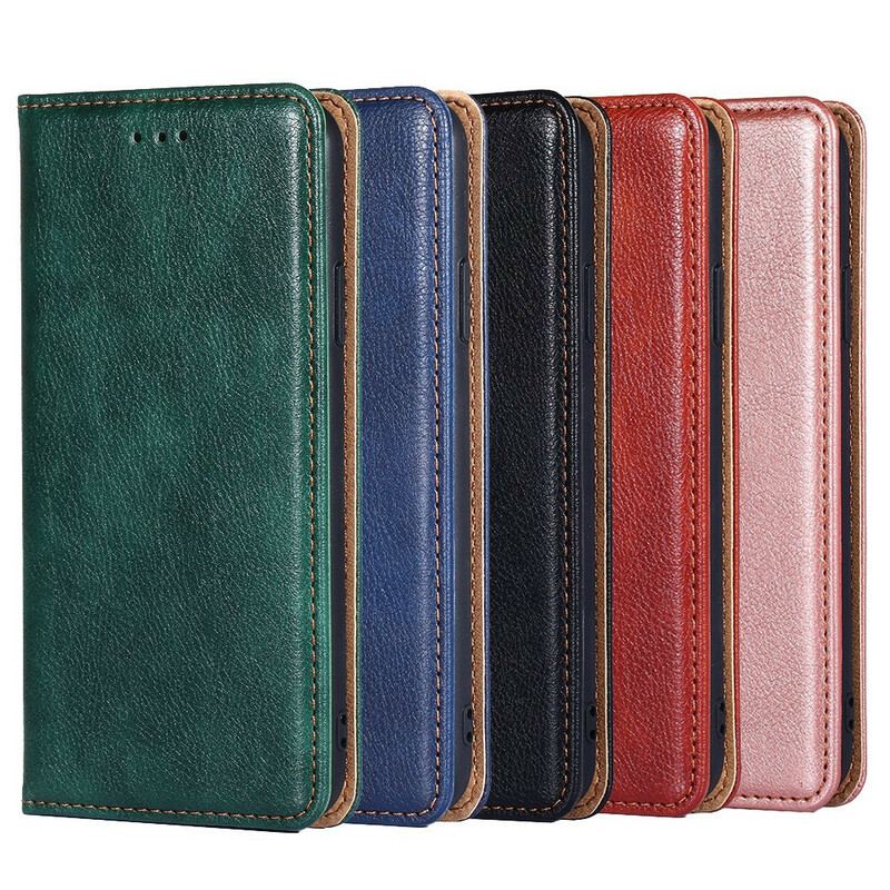 Capa De Celular Para OnePlus Nord N10 Flip Estilo De Couro Fino