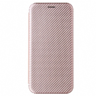 Capa De Celular Para OnePlus Nord N10 Flip Fibra De Carbono