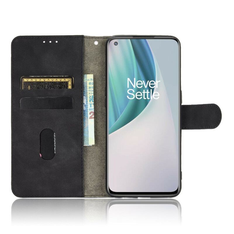 Capa Flip Para OnePlus Nord N10 Toque De Pele