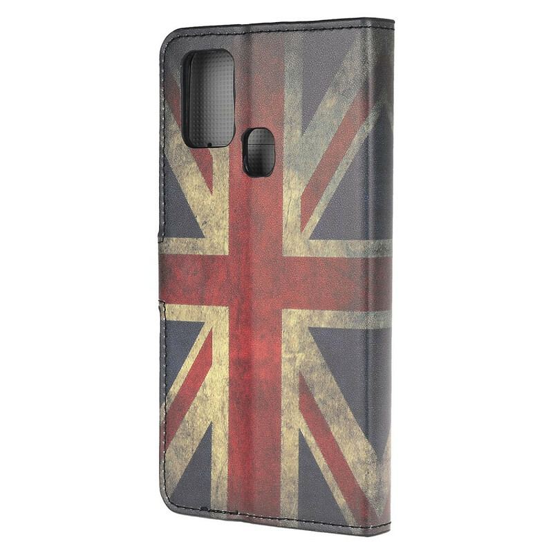 Capa Folio Para OnePlus Nord N10 Bandeira Da Inglaterra