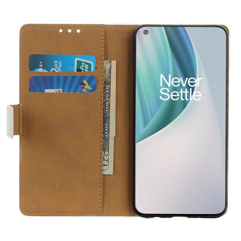 Capa Folio Para OnePlus Nord N10 Torre Eiffel Do Poeta