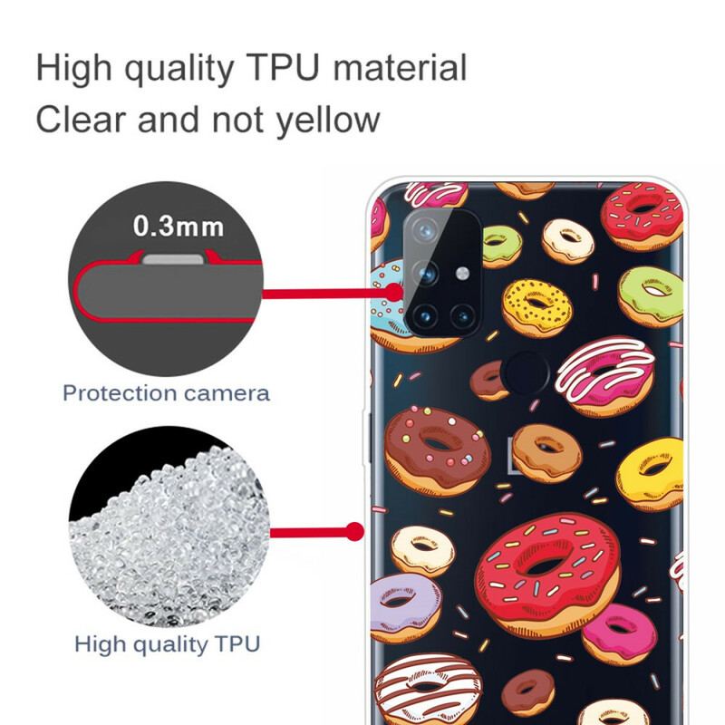 Capa Para OnePlus Nord N10 Amo Rosquinhas