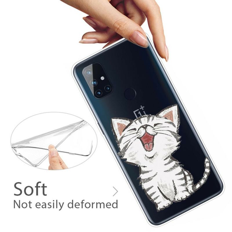 Capa Para OnePlus Nord N10 Gato Fofo