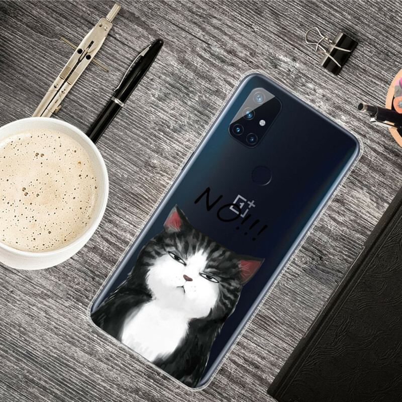 Capa Para OnePlus Nord N10 O Gato Que Diz Não