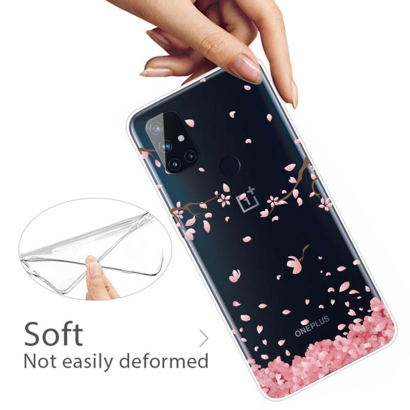Capa Para OnePlus Nord N10 Ramos Floridos