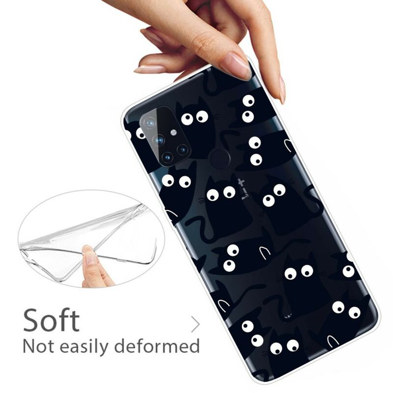 Capa Para OnePlus Nord N10 Ratos Pretos