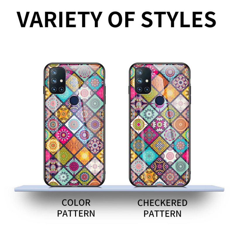 Capa Para OnePlus Nord N10 Suporte Magnético Patchwork