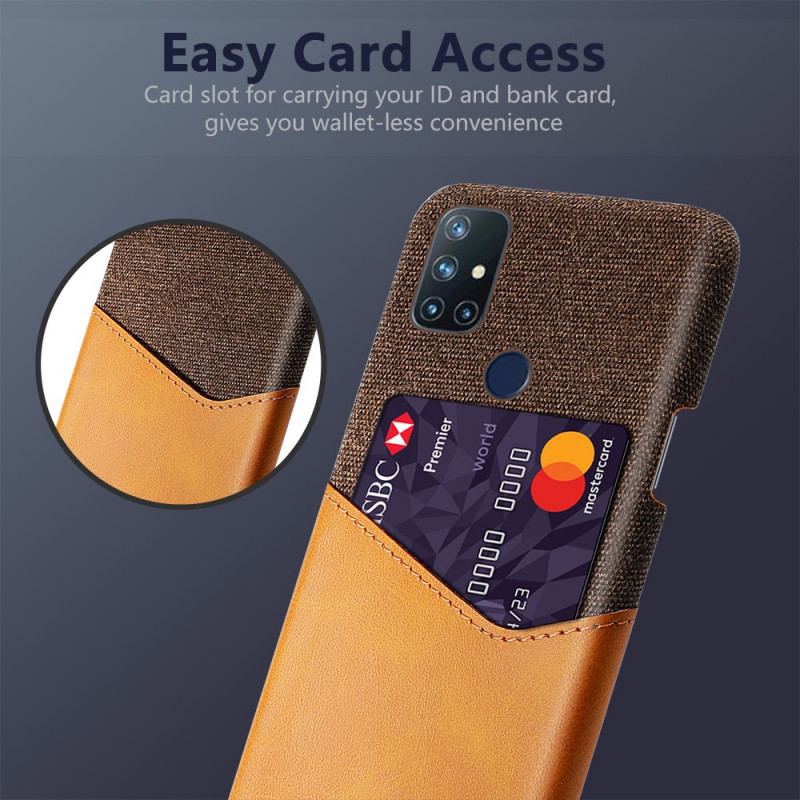 Capa Para OnePlus Nord N10 Titular Do Cartão Ksq