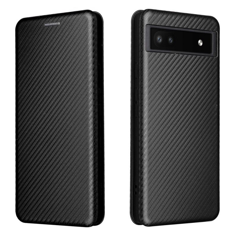 Capa De Celular Para Google Pixel 6A Flip Silicone De Carbono Colorido