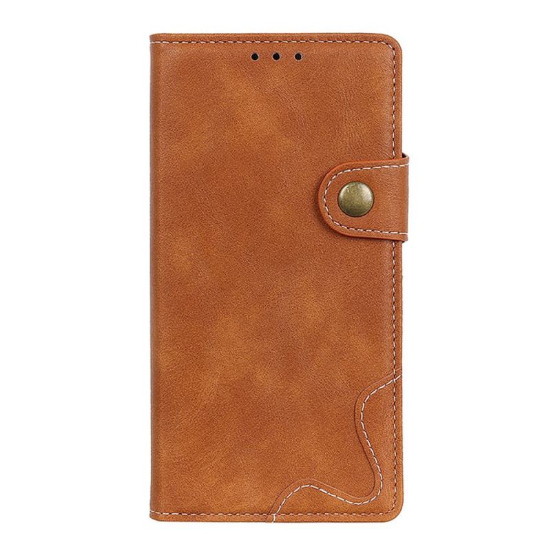 Capa Flip Para Google Pixel 6A Artístico E Costuras