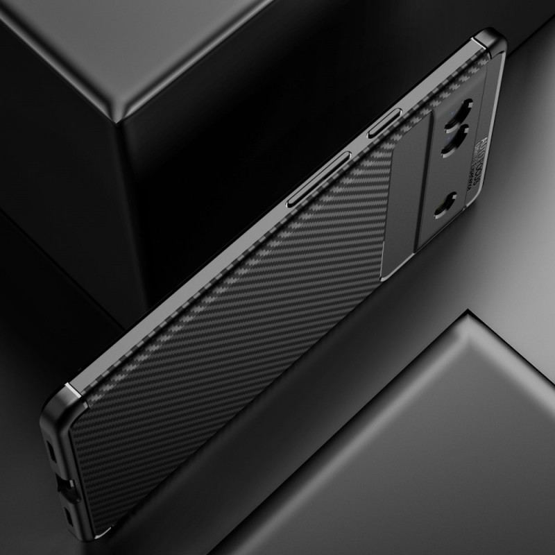 Capa Para Google Pixel 6A Fibra De Carbono Flexível