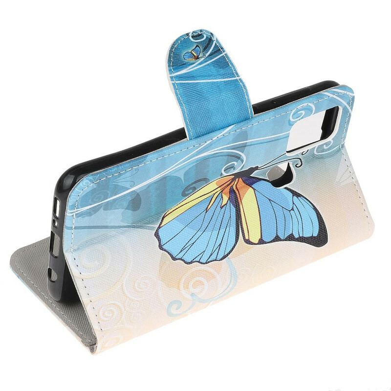 Capa Flip Para OnePlus Nord N100 Borboletas