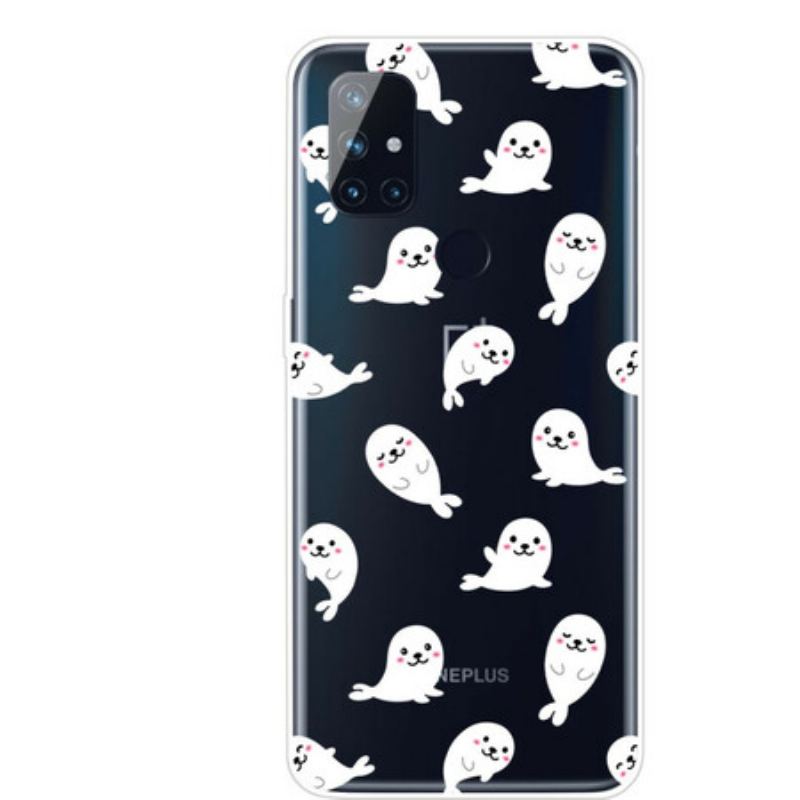Capa Para OnePlus Nord N100 Leões Marinhos