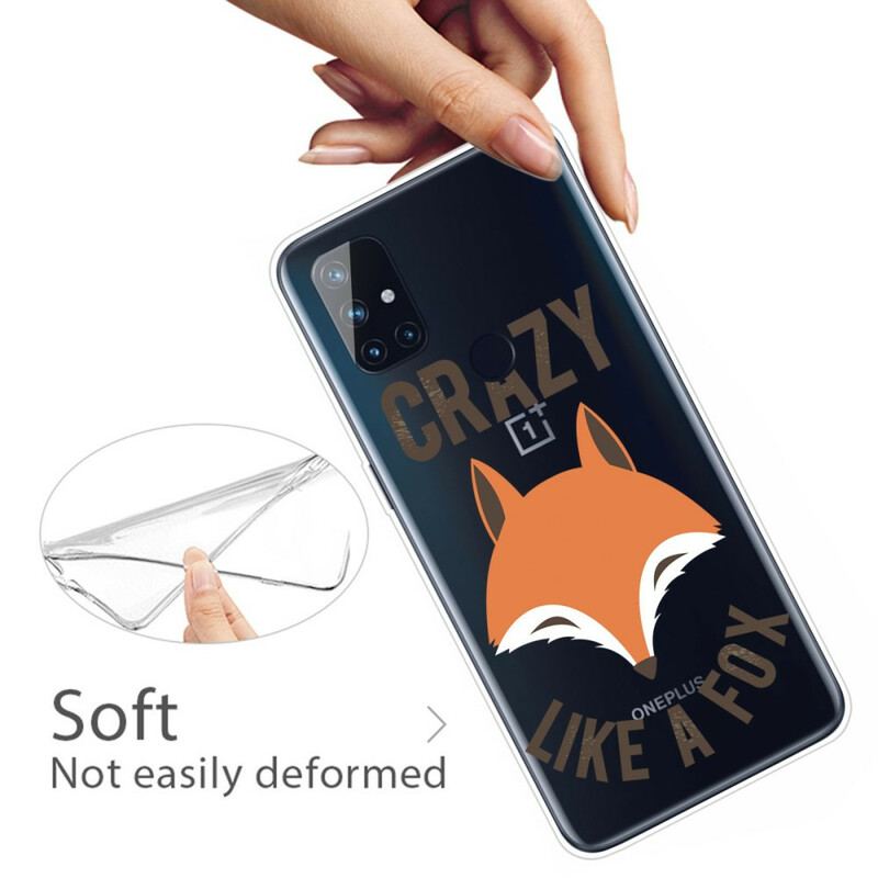 Capa Para OnePlus Nord N100 Raposa / Louco Como Uma Raposa
