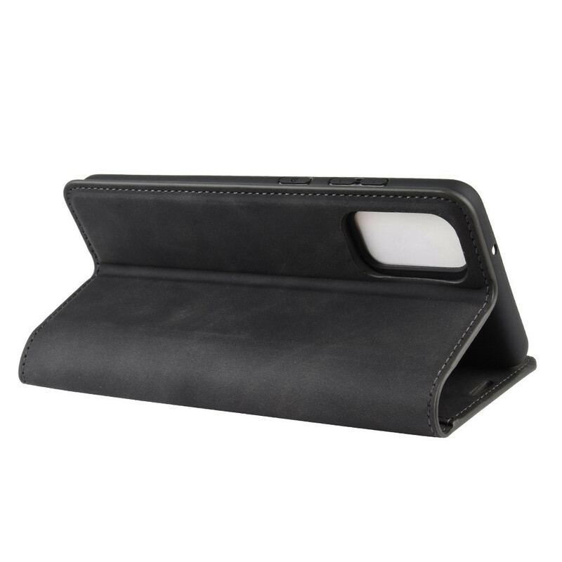 Capa De Celular Para Samsung Galaxy S20 FE Flip Efeito Couro Macio