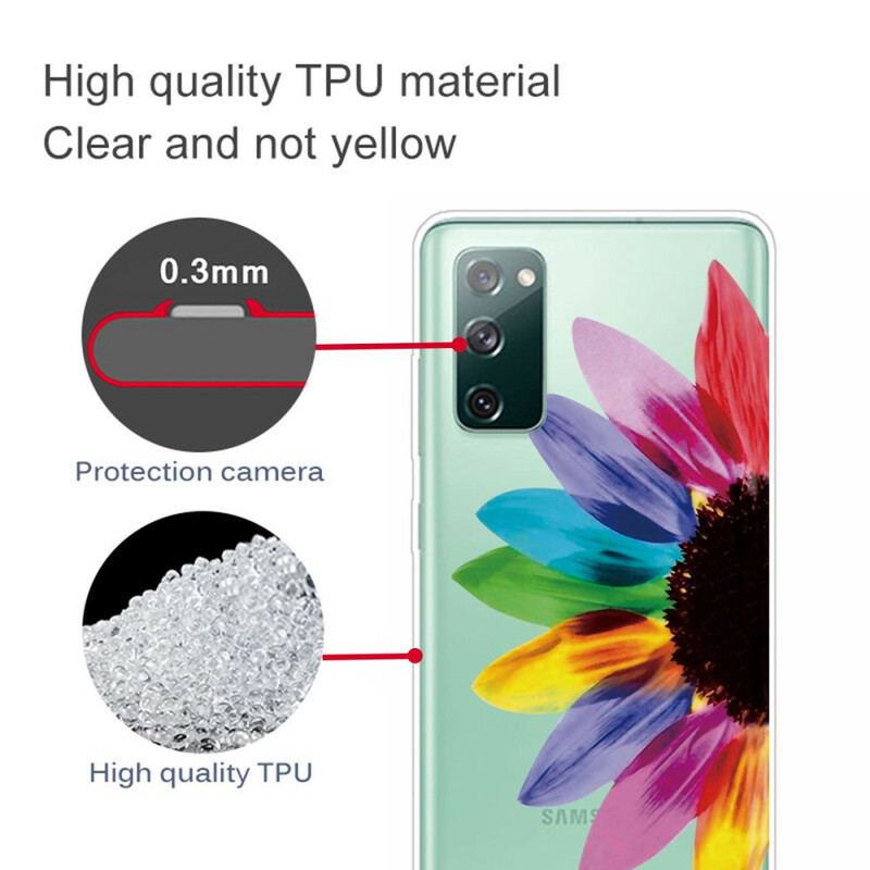 Capa De Celular Para Samsung Galaxy S20 FE Flor Colorida