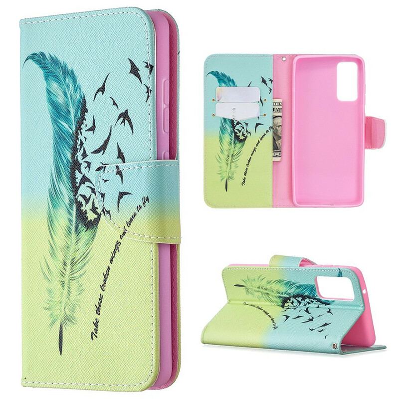 Capa Flip Para Samsung Galaxy S20 FE Aprender A Voar
