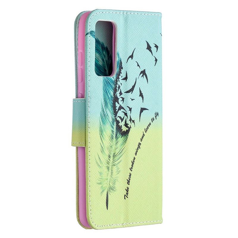 Capa Flip Para Samsung Galaxy S20 FE Aprender A Voar