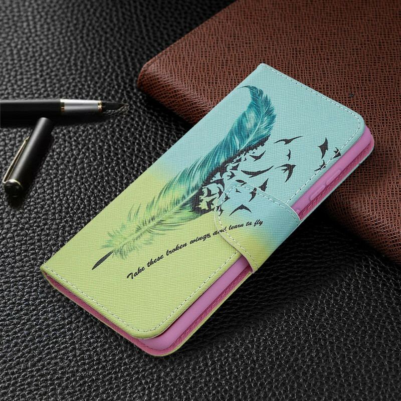 Capa Flip Para Samsung Galaxy S20 FE Aprender A Voar
