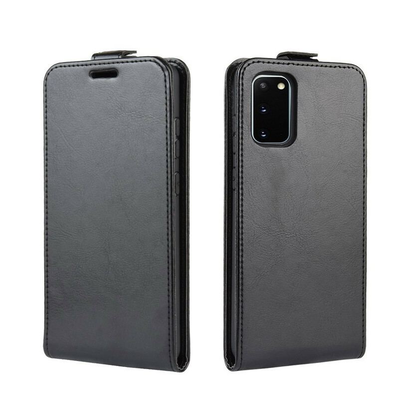 Capa Flip Para Samsung Galaxy S20 FE De Couro Efeito Couro Dobrável