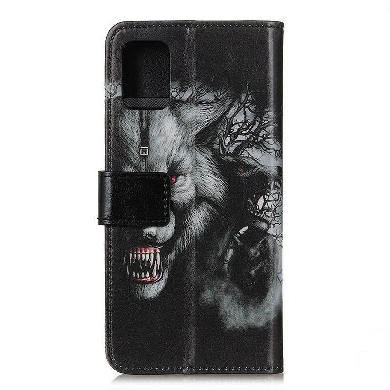 Capa Flip Para Samsung Galaxy S20 FE Lobisomem