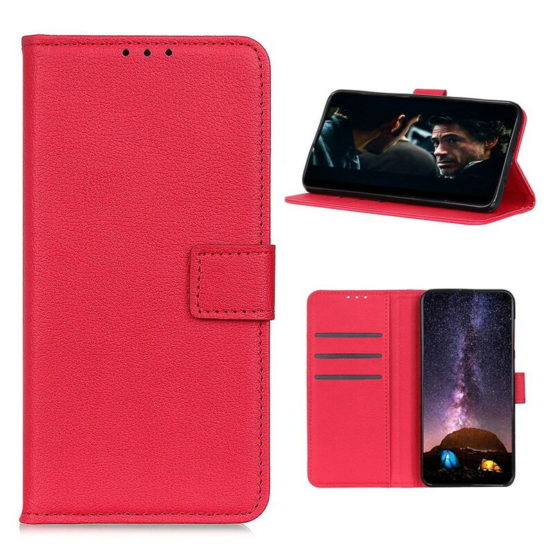 Capa Flip Para Samsung Galaxy S20 FE Textura Lichia